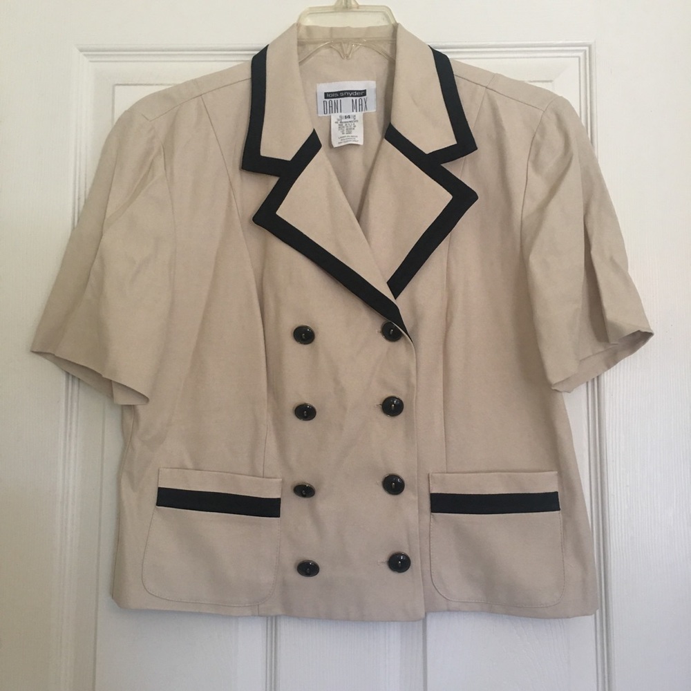Size 14 Vintage Lois Snyder Dani Max button-up top